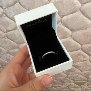 Pandora Sparkle & Hearts Ring